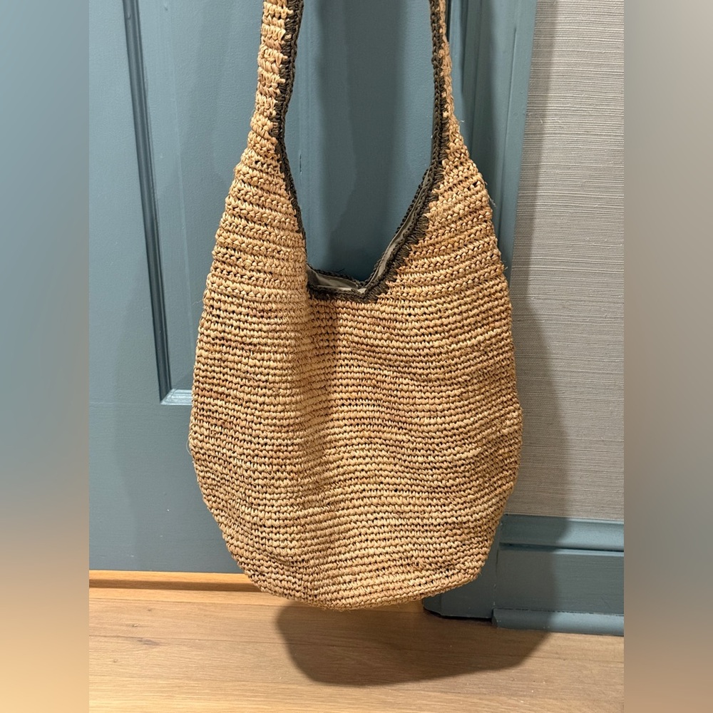 Vintage Eddie Bauer Raffia shoulder bag - Picture 2 of 5